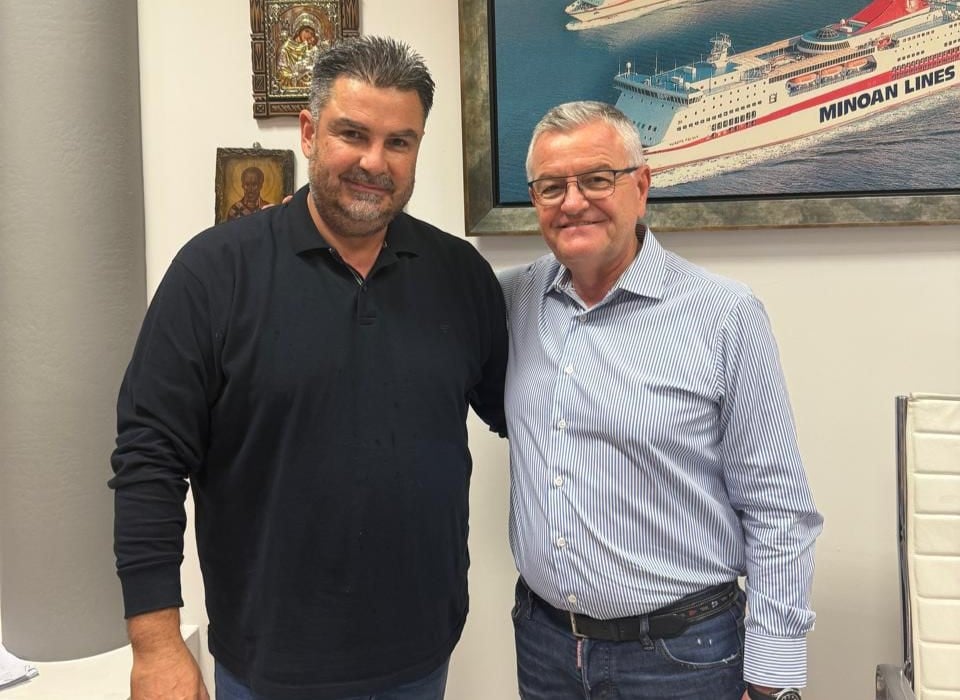 Ο Αργύρης Βαγενάς με τον Αντώνη Κουνάβη