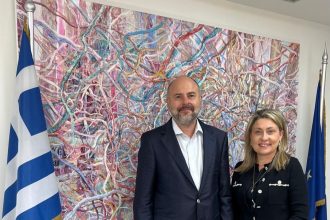 Χριστίνα Αλεξοπούλου: Συνάντηση με τον Πρόεδρο του ΤΕΕ, Γιώργο Στασινό