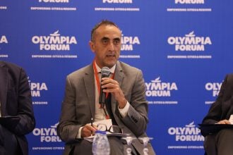 Ο Πρόεδρος του Επιμελητηρίου Αχαΐας Θεόδωρος Λουλούδης στο OLYMPIA FORUM VI
