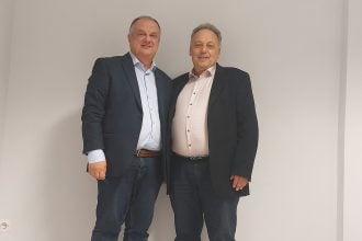 Εκλογές ΔΕΕΠ ΝΔ Αχαΐας: Ο Τάσος Σταυρογιαννόπουλος με τον Μάκη Κατσιγιάννη