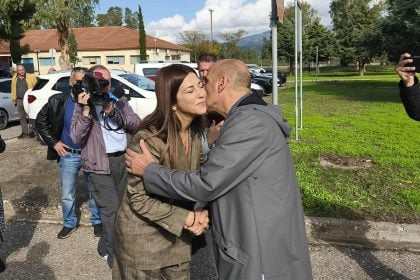 Χαράλαμπος Μπονάνος: Με την υπουργό Παιδείας στο Μεσολόγγι ΦΩΤΟ