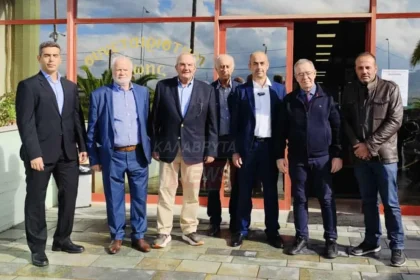 Στο Αίγιο ο πρώην πρωθυπουργός Κώστας Καραμανλής