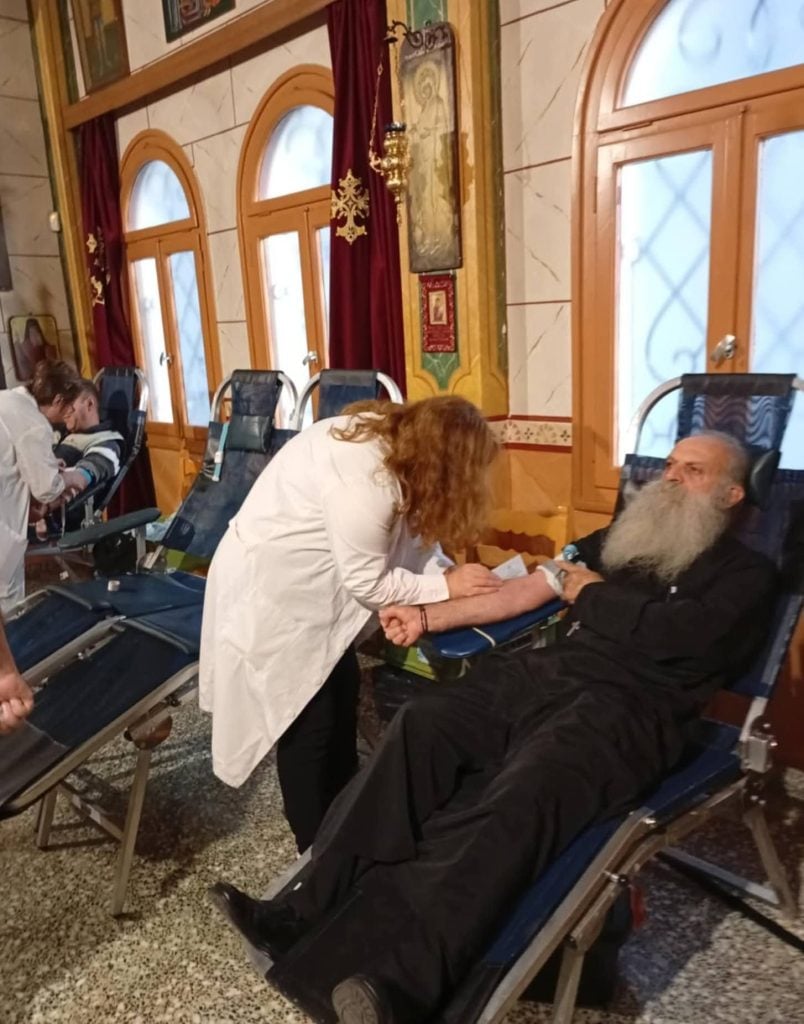 Αιμοδοσία στον Ι.Ν. Αγίας Τριάδος Πατρών