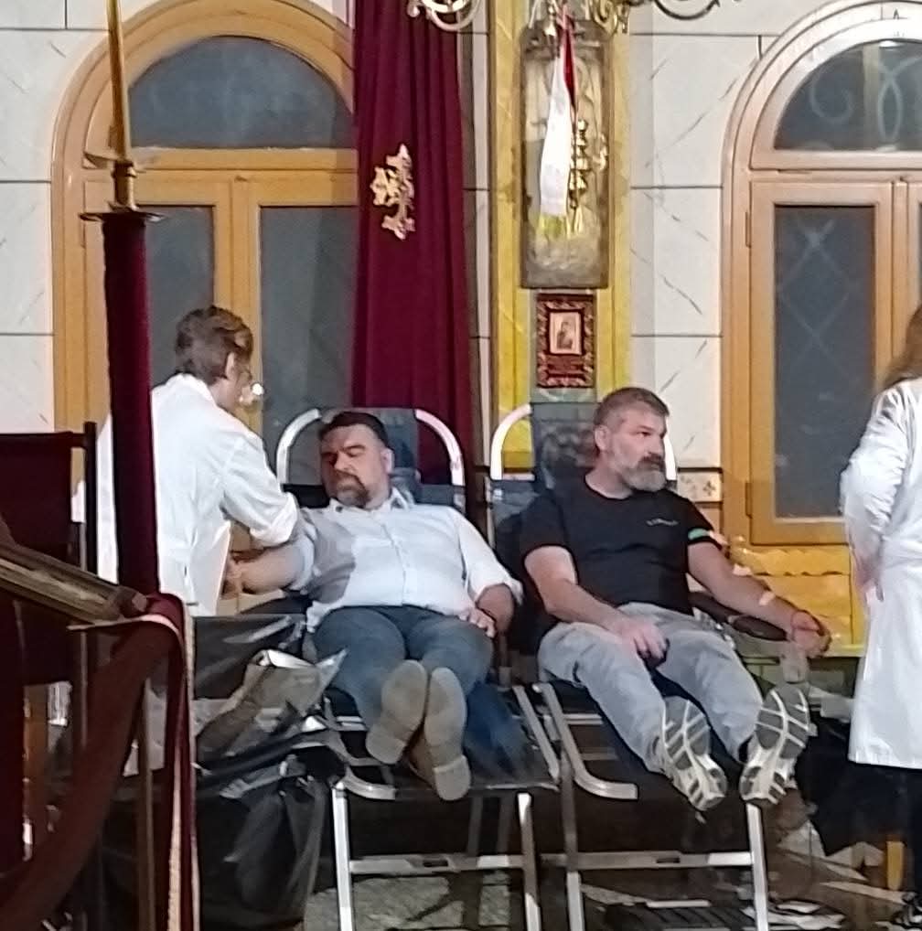 Αιμοδοσία στον Ι.Ν. Αγίας Τριάδος Πατρών