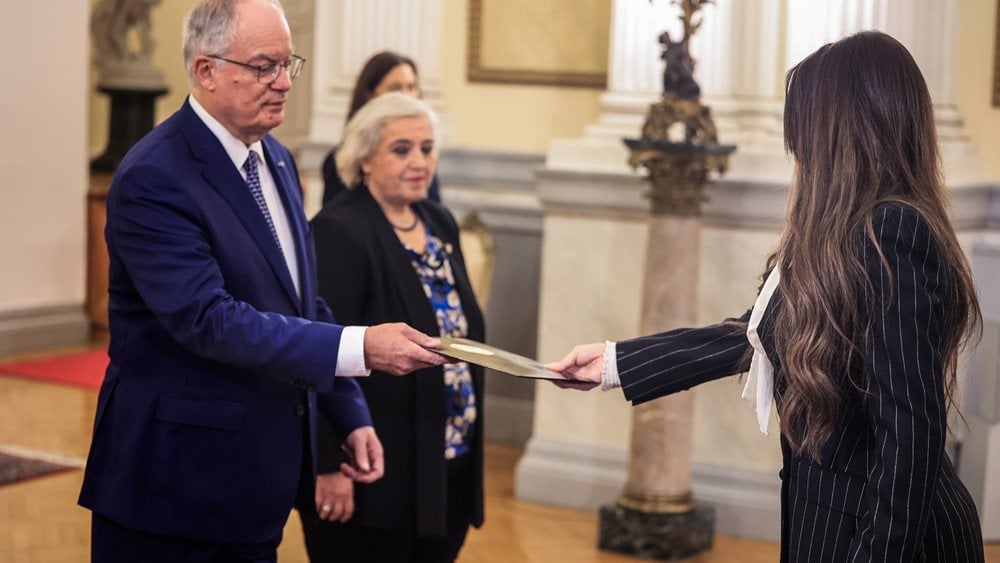 Κίμπερλι Γκίλφοϊλ: Επέδωσε τα διαπιστευτήριά της στον Πρόεδρο της Δημοκρατίας