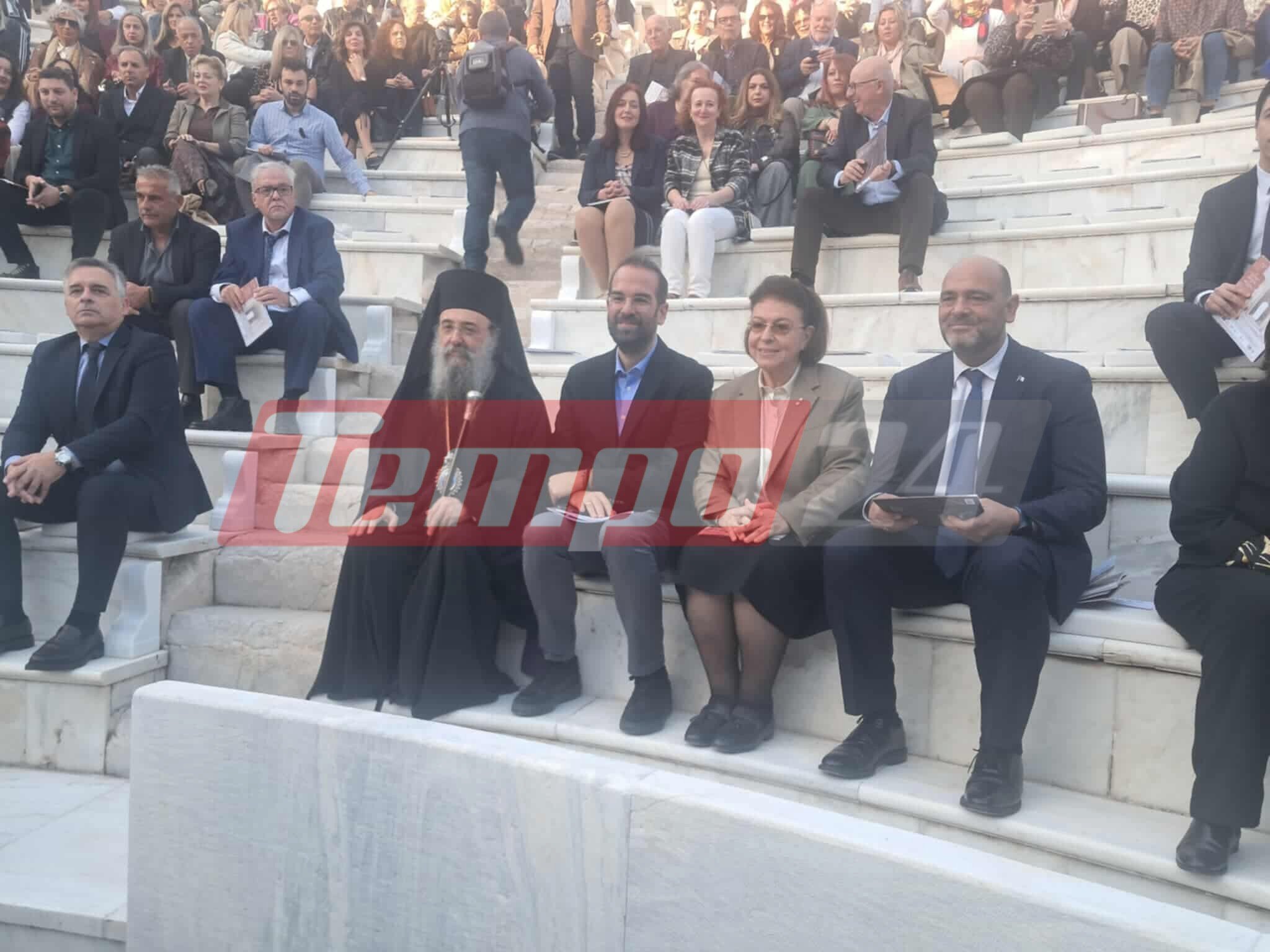 Εγκαινιάστηκε το Ρωμαϊκό Ωδείο παρουσία Μενδώνη - Φωτήλα ΦΩΤΟ