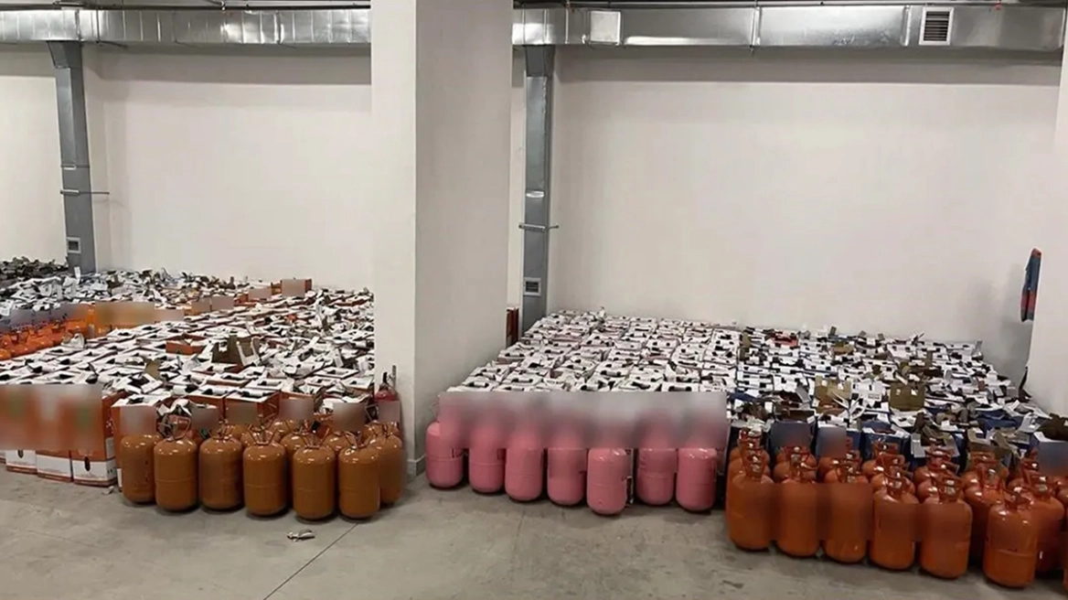 Εγκληματική οργάνωση μετέφερε παράνομα ψυκτικό υγρό από την Αλβανία - Κατασχέθηκε φρέον αξίας σχεδόν μισού εκατομμυρίου ευρώ