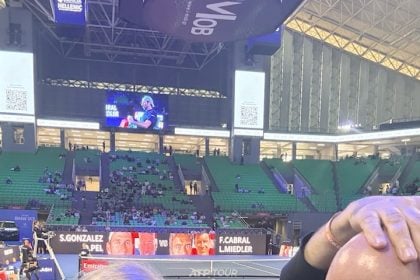 Ο Χαράλαμπος Μπονάνος απόλαυσε Τζόκοβιτς ...εν δράσει