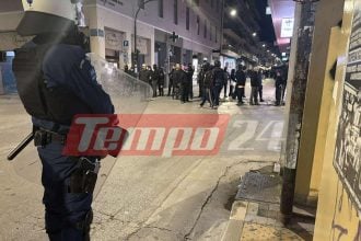 Πάτρα: Ολοκληρώθηκε η πορεία από το παράρτημα για το Πολυτεχνείο (ΦΩΤΟ)