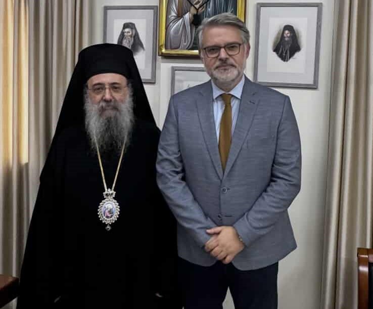 Ο νέος Διοικητής του νοσοκομείου "Αγ. Ανδρέας" συναντήθηκε με τον Μητροπολίτη Πατρών