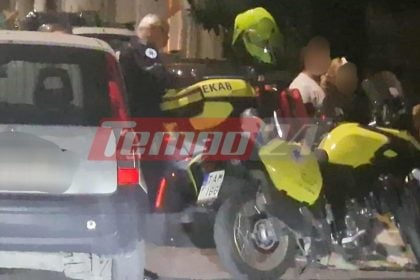 Πάτρα: Χαμός από τροχαίο στην Άνω Πόλη