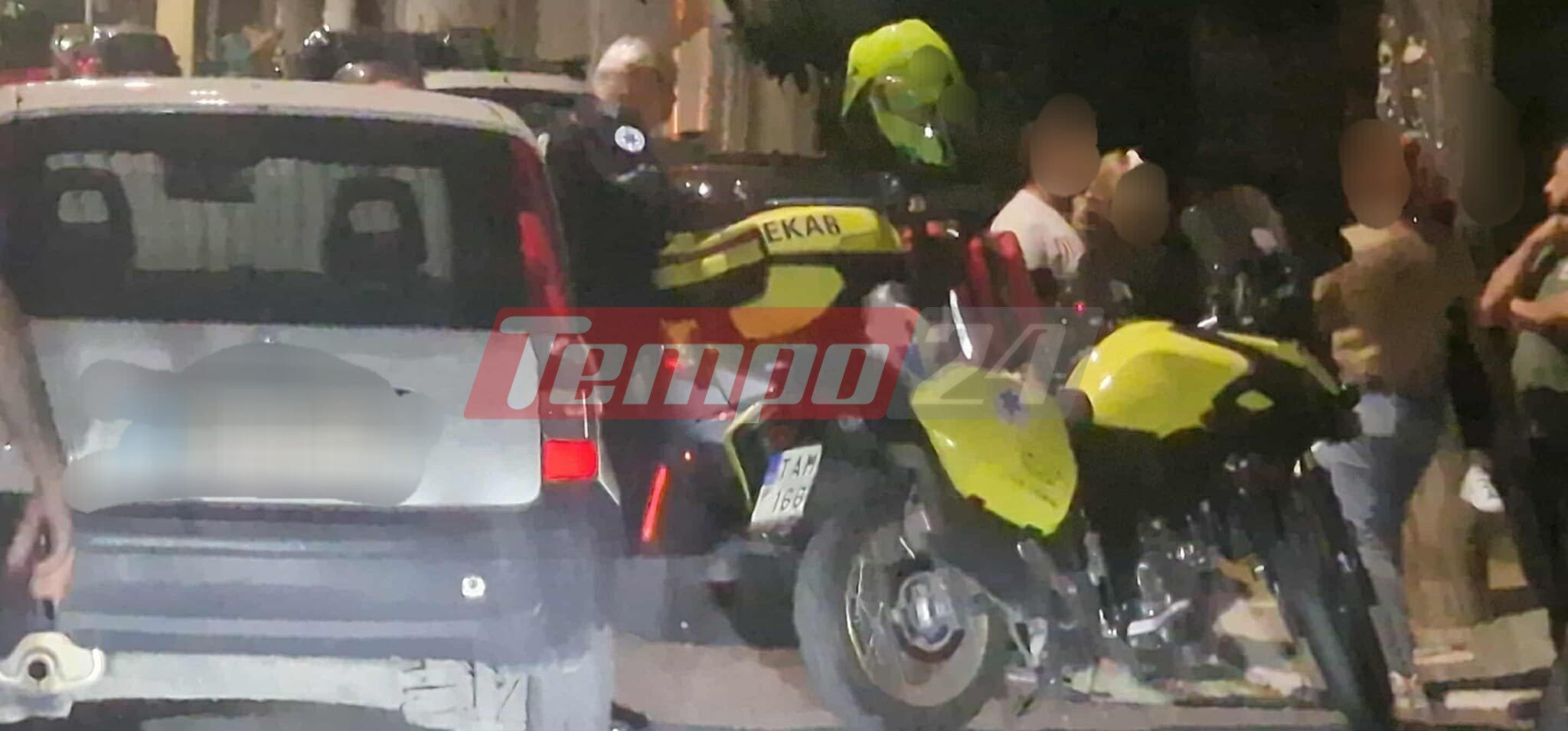 Πάτρα: Χαμός από τροχαίο στην Άνω Πόλη