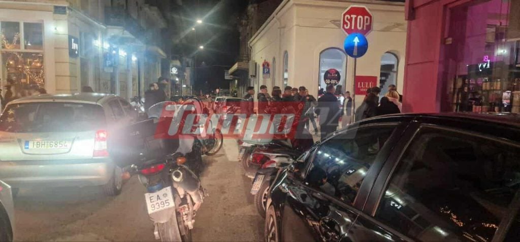 Πάτρα: Άγριο ξύλο στη Ρήγα Φεραίου - Επέμβαση της ΕΛ.ΑΣ (ΦΩΤΟ)