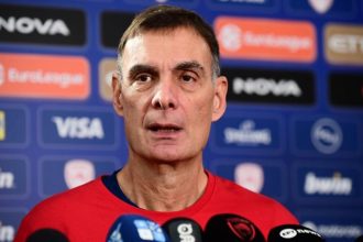 Μπαρτζώκας: «Η Παρτιζάν είναι καλή ομάδα και περιμένουμε να παίξει καλύτερα»