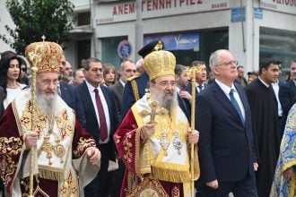 Ο Κώστας Πελετίδης παρέστη στις εορταστικές εκδηλώσεις για τον Πολιούχο Άγιο Ανδρέα