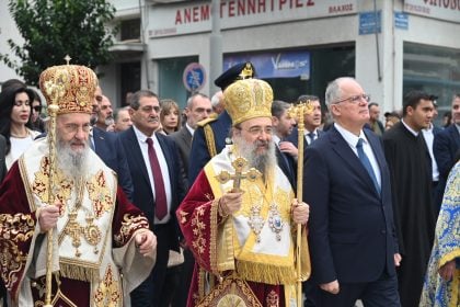 Ο Κώστας Πελετίδης παρέστη στις εορταστικές εκδηλώσεις για τον Πολιούχο Άγιο Ανδρέα
