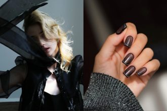 Black Sheer Nails: Η νέα τάση στα νύχια του χειμώνα