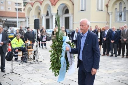 Ο αντιδήμαρχος Διονύσης Πλέσσας στις εκδηλώσεις για την ημέρα των Ενόπλων Δυνάμεων