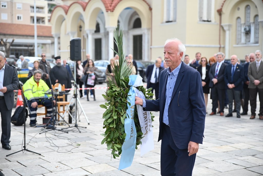 Ο αντιδήμαρχος Διονύσης Πλέσσας στις εκδηλώσεις για την ημέρα των Ενόπλων Δυνάμεων