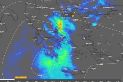 Καιρός: Πάνω από 100 χιλιοστά βροχής θα πέσουν στις Σποράδες μέχρι το βράδυ της Τετάρτης