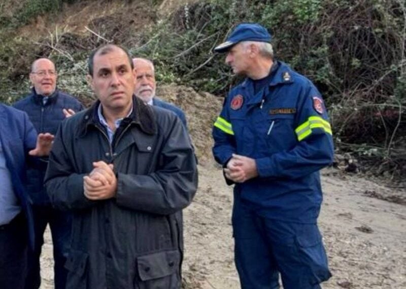 Κακοκαιρία: Αυτοψία Κατσαφάδου την Τρίτη στη Βόνιτσα