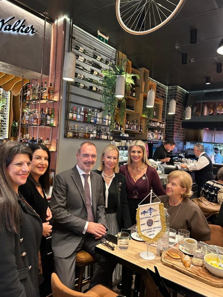 Στην εκδήλωση του Ομίλου Inner Wheel Πατρών Βορρά Ρίου ο Ανδρέας Κατσανιώτης