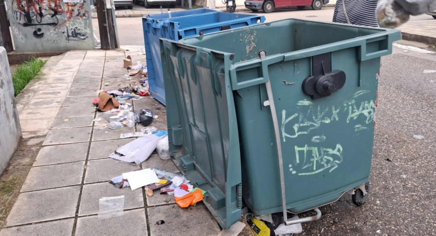 Πάτρα: Έπεσε πρόστιμο για σκουπίδια που πέταξαν έξω από άδειο κάδο