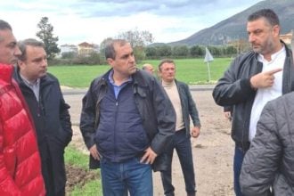 Κακοκαιρία: Επίσκεψη του Υφυπουργού Κλιματικής Κρίσης και Πολιτικής Προστασίας, Κ. Κατσαφάδου στην πληγείσα περιοχή της Βόνιτσας