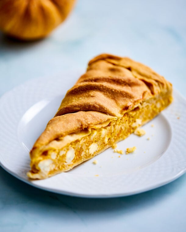 Κολοκυθόπιτα αλμυρή με ρύζι, από το Πήλιο