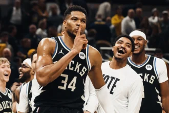 O Αντετοκούνμπο «ξέρανε» τους Πέισερς με καλάθι στο φινάλε για τη νίκη των Μπακς