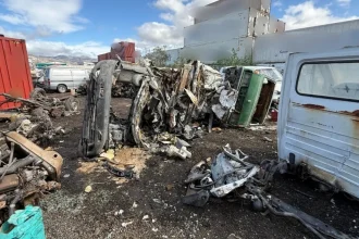 Άνδρας συνελήφθη για μόλυνση περιβάλλοντος σε διαλυτήριο αυτοκινήτων