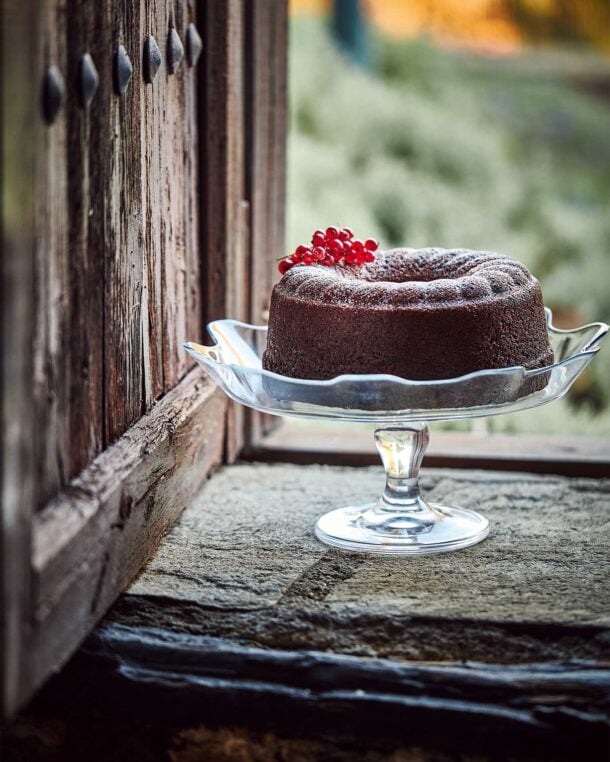 Κέικ κολοκύθας με ελαιόλαδο, μέλι και μπαχαρικά