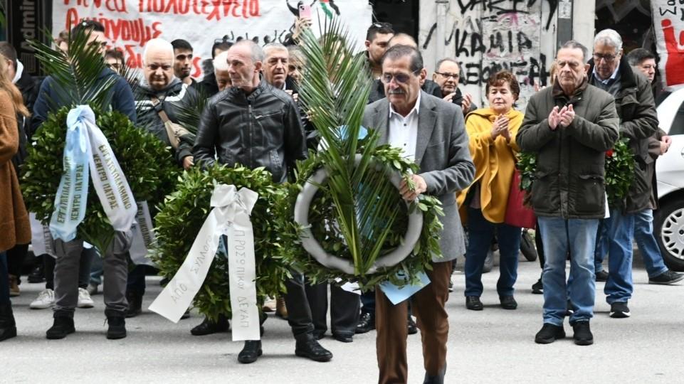 Πάτρα: Το μήνυμα της Δημοτικής Αρχής για την επέτειο του Πολυτεχνείου