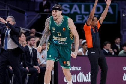 Τρομερή εμφάνιση και νέο μεγάλο «διπλό» για τον Παναθηναϊκό, 87-77 τη Ρεάλ Μαδρίτης