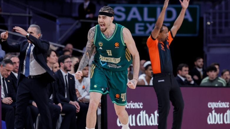 Τρομερή εμφάνιση και νέο μεγάλο «διπλό» για τον Παναθηναϊκό, 87-77 τη Ρεάλ Μαδρίτης