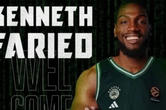 Ο Παναθηναϊκός ανακοίνωσε τον Κένεθ Φαρίντ με συμβόλαιο δύο μηνών