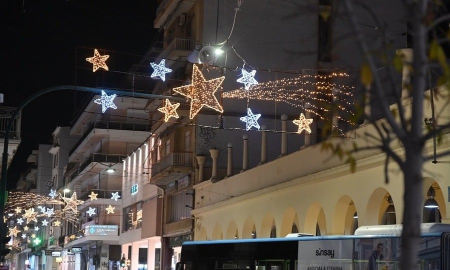 Ανάβει αύριο βράδυ ο χριστουγεννιάτικος διάκοσμος της Πάτρας