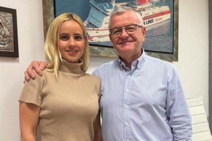 Η Μαργαρίτα Καπνίση με τον Αντώνη Κουνάβη