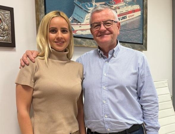 Η Μαργαρίτα Καπνίση με τον Αντώνη Κουνάβη