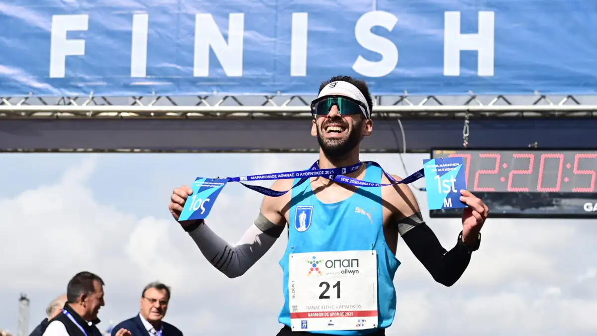 42ος Αυθεντικός Μαραθώνιος: Νικητής ο Παναγιώτης Καραΐσκος για δεύτερη φορά στην καριέρα του