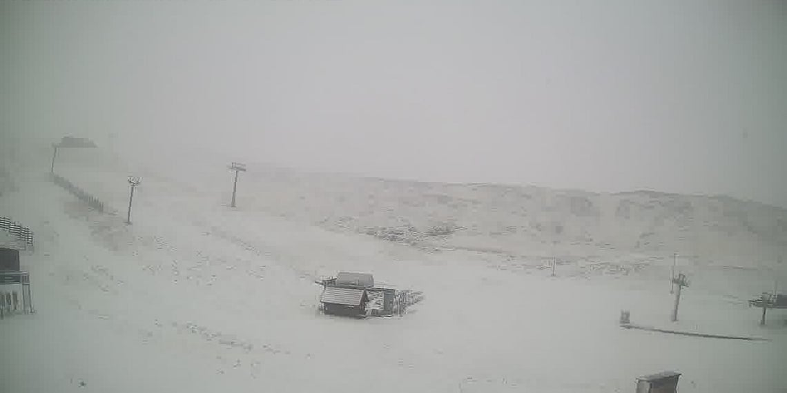Έπεσαν τα πρώτα χιόνια στα χιονοδρομικά κέντρα του Πισοδερίου και της Βασιλίτσας