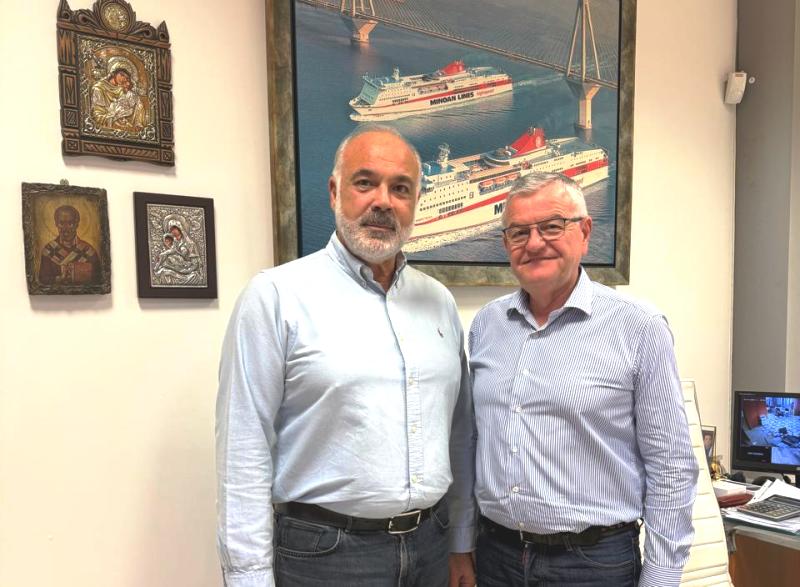 Εκλογές ΔΕΕΠ ΝΔ Αχαΐας: Ο Δημήτρης Κωνσταντακόπουλος με τον Αντώνη Κουνάβη