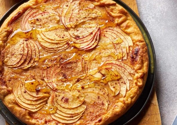 Μηλόπιτα χωρίς μίξερ