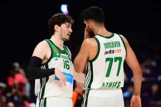 Παναθηναϊκός – Παρτιζάν: Χωρίς Οσμάν και Γιούρτσεβεν οι «πράσινοι»