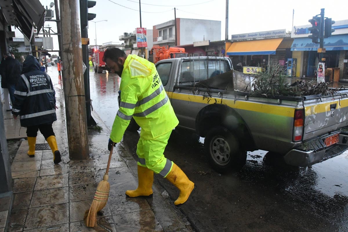 Σε επιφυλακή ο Δήμος Πατρέων για την κακοκαιρία