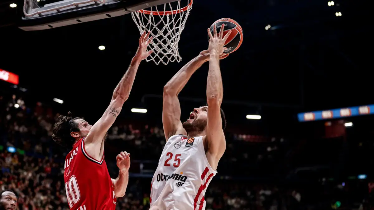 Αρμάνι Μιλάνο – Ολυμπιακός 88-87: Ήττα μετά από φινάλε «θρίλερ» στην Ιταλία για τους Πειραιώτες