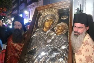 Στην Πάτρα η εικόνα της Παναγίας Εσφαγμένης (ΦΩΤΟ)