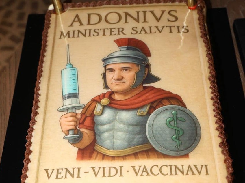 Άδωνις Γεωργιάδης: Η τούρτα γενεθλίων με έμπνευση από την… αρχαία Ρώμη