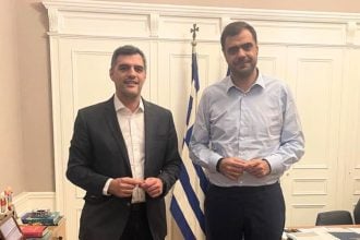 Συνάντηση του Ανδρέα Τσώκου με τον Παύλο Μαρινάκη