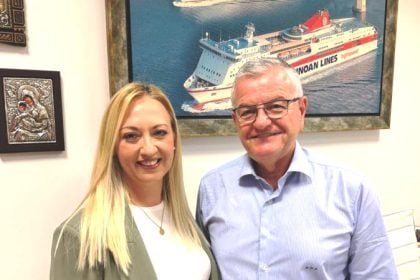 Η Μαρία Κυριακοπούλου με τον Αντώνη Κουνάβη